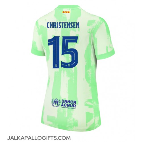 Barcelona Andreas Christensen #15 Kolmaspaita Naiset 2024-25 Lyhythihainen